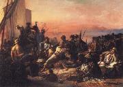 Francois Auguste Biard The Slave Trade France oil painting reproduction